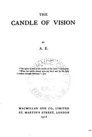 Front cover of The candle of vision by George William Russell