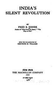 Front cover of India's silent revolution by Fred Bohn Fisher