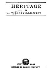 Cover of Heritage by Vita Sackville-West