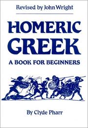 Cover of Homeric Greek by Pharr, Clyde