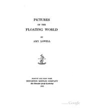 Front cover of Pictures of the floating world by Amy Lowell