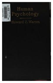 Cover of Human psychology by Howard C. Warren