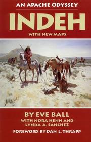 Cover of Indeh, an Apache odyssey by Eve Ball
