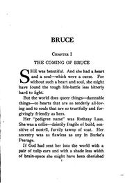 Cover of Bruce by Albert Payson Terhune
