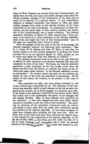 Cover of The Code of Virginia by Virginia.