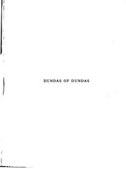 Front cover of Royal letters and other historical documents selected from the family papers of Dundas of Dundas by Walter Macleod