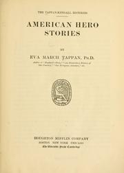 Front cover of American hero stories by Eva March Tappan