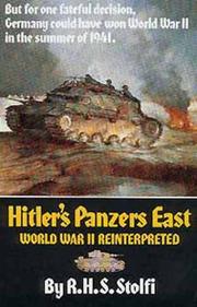 Front cover of Hitler's panzers east by R. H. S. Stolfi