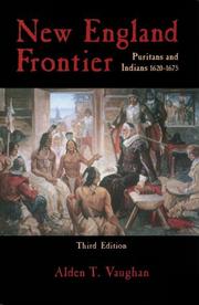 Front cover of New England frontier by Alden T. Vaughan