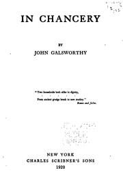 Cover of In Chancery by John Galsworthy