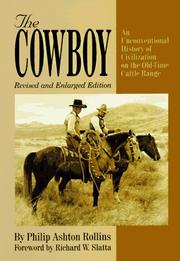 Front cover of The cowboy by Philip Ashton Rollins
