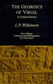Front cover of The Georgics of Virgil by L. P. Wilkinson