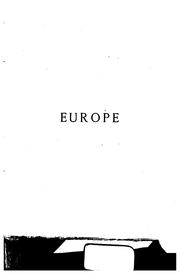 Cover of Europe by Jules Romains