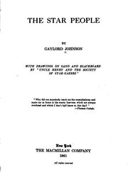 Front cover of The star people by Gaylord Johnson