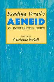 Cover of Reading Vergil's Aeneid by Christine G. Perkell