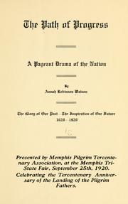 Cover of The path of progress by Annah Walker Robinson Watson