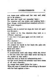 Cover of Under-currents by Margery Verner Reed