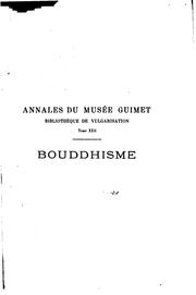 Cover of Bouddhisme by Léon de Milloué