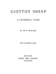 Cover of Giotto's sheep by Mary E. Waller