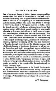 Front cover of The development of the British Empire by Howard Robinson