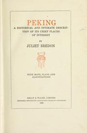 Cover of Peking by Juliet Bredon