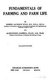 Front cover of Fundamentals of farming and farm life by Edwin Jackson Kyle