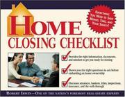 Cover of Home Closing Checklist by Robert Irwin