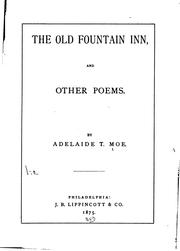Front cover of The old fountain inn by Adelaide T. Moe