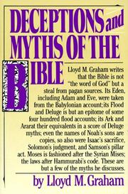 Front cover of Deceptions & Myths Of The Bible by Lloyd M. Graham
