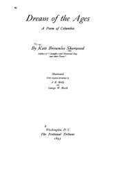 Front cover of Dreams of the ages by Sherwood, Kate Brownlee Mrs.