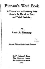 Front cover of Putnam's word book by Louis Andrew Flemming