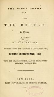 Cover of The bottle by Tom Taylor