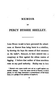 Cover of The Shelley Papers by Percy Bysshe Shelley