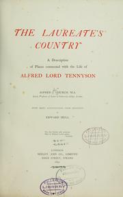 Cover of The Laureate's country by Alfred John Church