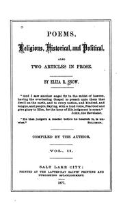 Front cover of Poems, religious, historical, and political by E. R. S.