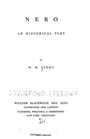 Cover of Nero by William Wetmore Story