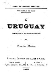 Cover of O Uruguay by José Basilio da Gama