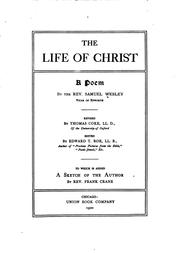 Front cover of The life of Christ by Wesley, Samuel