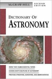 Cover of McGraw-Hill dictionary of astronomy by Sybil P. Parker