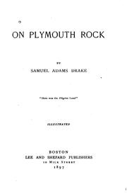 Cover of On Plymouth rock by Samuel Adams Drake