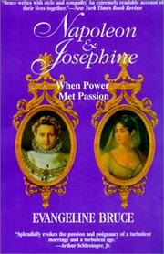 Cover of Napoleon and Josephine by Evangeline Bruce