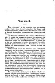 Front cover of Wegweiser durch die neuere Litteratur der Rechts- und Staatswissenschaften by Otto Mülbrecht