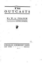 Cover of The outcasts by William Alexander Fraser