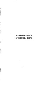 Front cover of Memories of a musical life by Mason, William