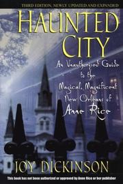 Cover of Haunted city by Joy Dickinson