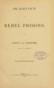 Front cover of In and out of rebel prisons by Cooper, A.