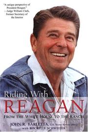 Front cover of Riding with Reagan by John R. Barletta