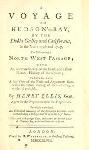 Cover of A voyage to Hudson's-Bay by Henry Ellis