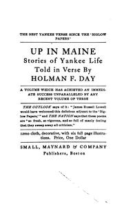 Cover of Pine tree ballads by Holman Day
