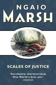 Front cover of Scales of Justice by Ngaio Marsh